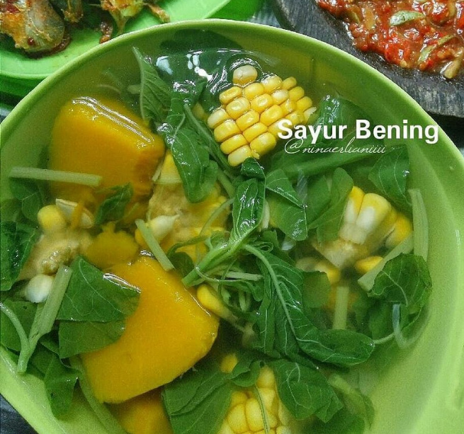sayur bening labu